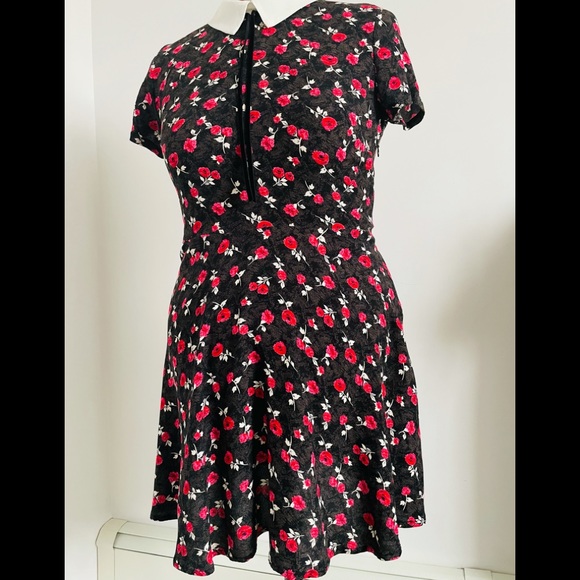 SOLD - Rose Floral Dress by Forever 21 - Picture 2 of 14